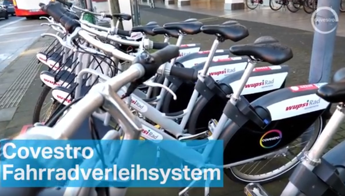 Covestro Fahrradverleihsystem